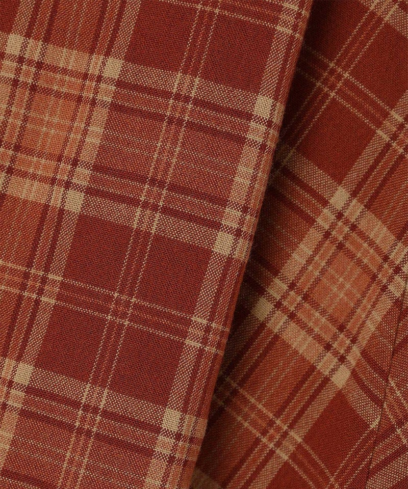 生地アップ (beige×red)