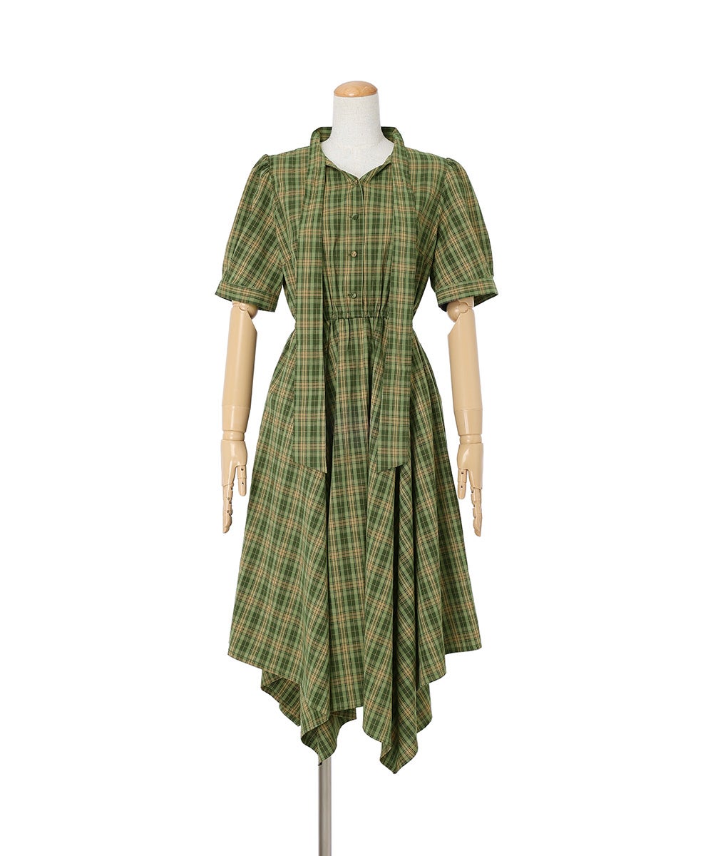 リボンをほどいた状態 (green)