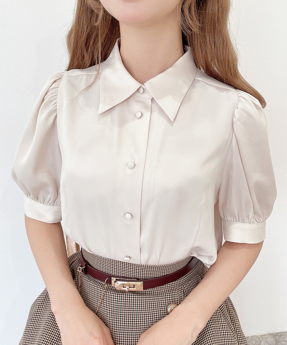 light beige / 152cm / スカーフを外した状態