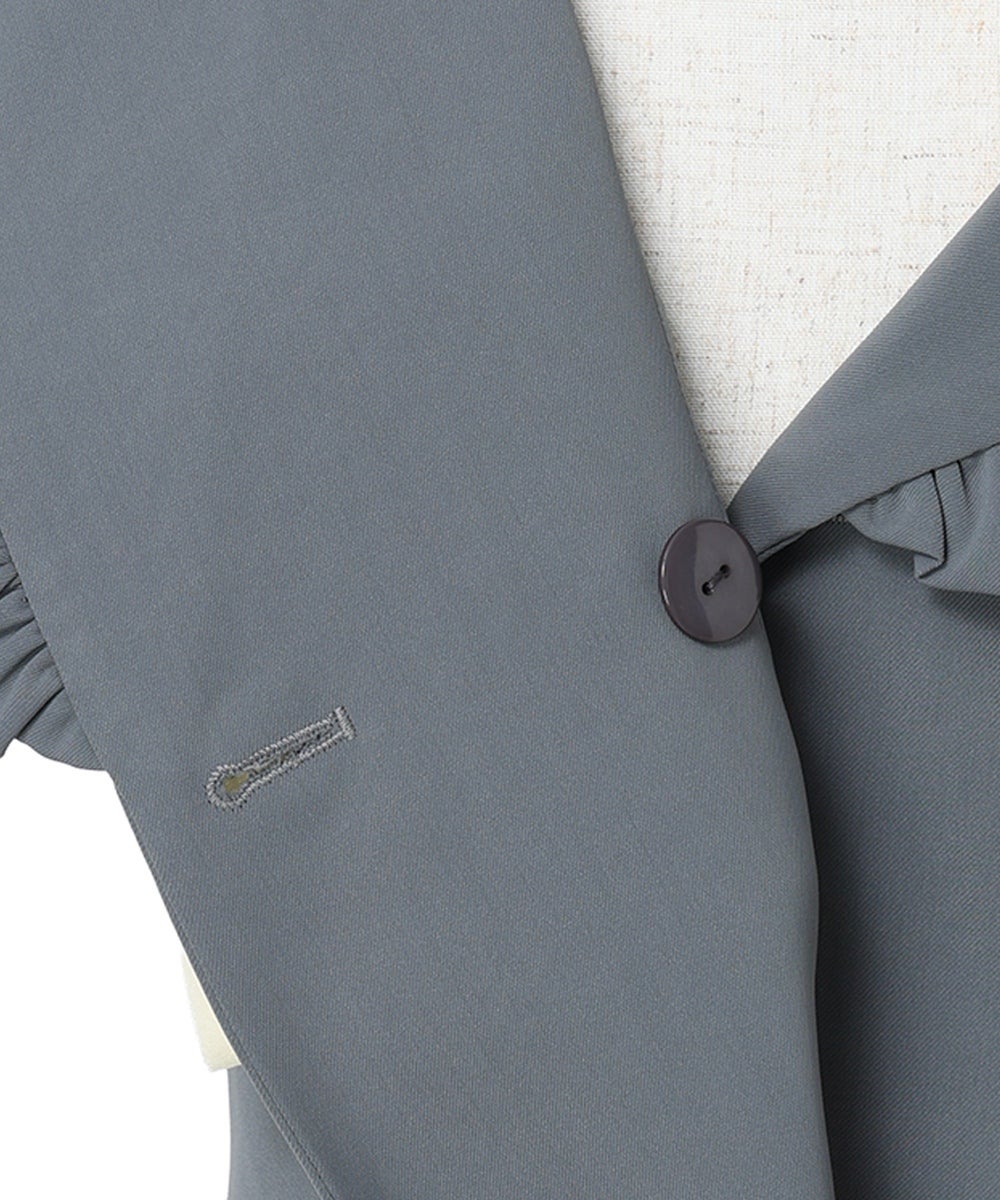 釦アップ (gray)