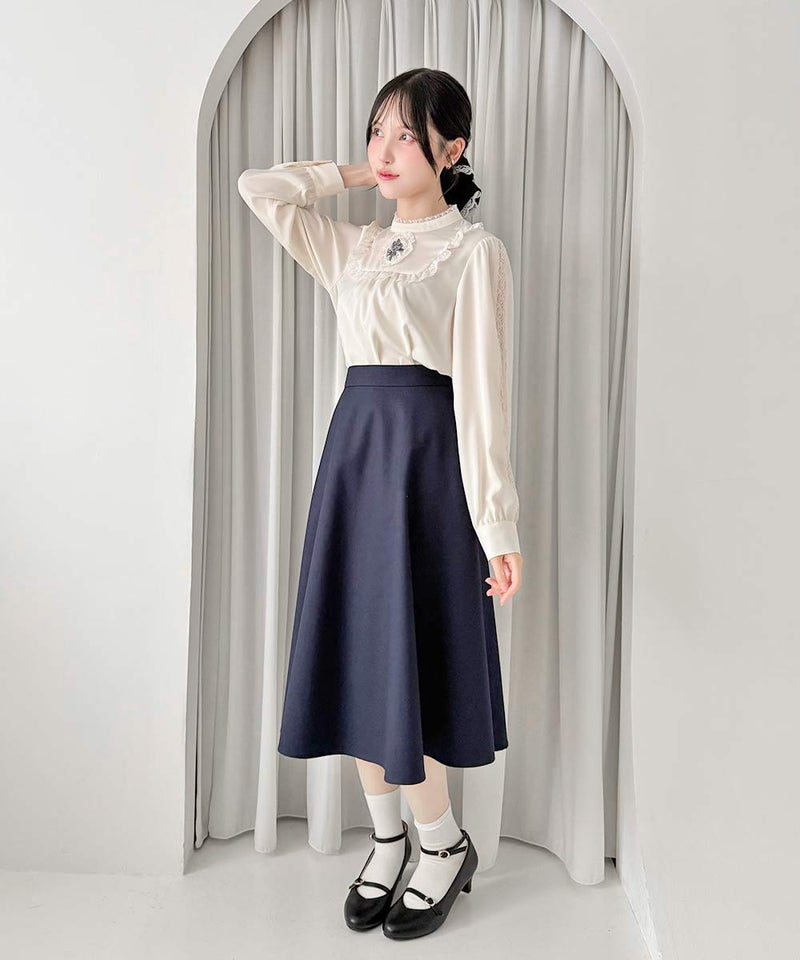 navy / 157cm / 着用サイズ：1 / ベルトを外した状態
