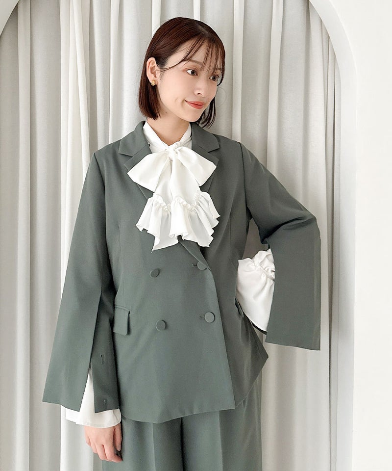 green / 165cm / 衿レースを外した状態