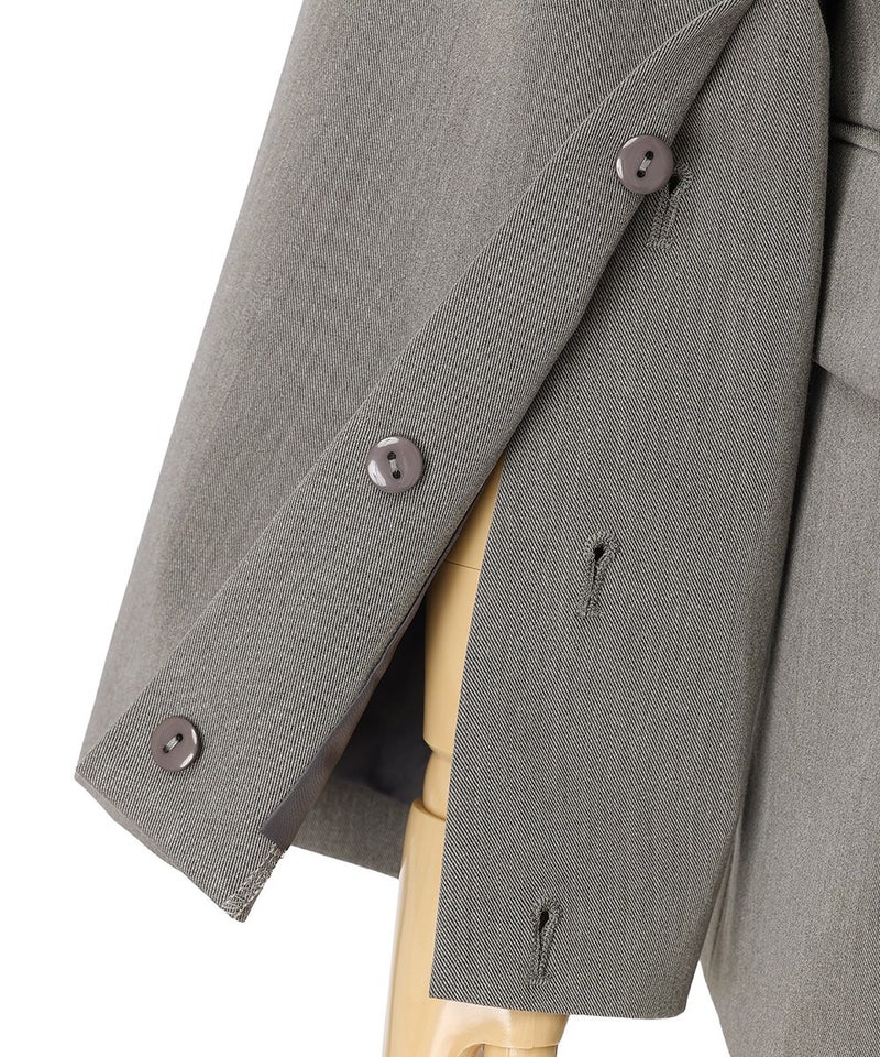 袖釦アップ (gray)