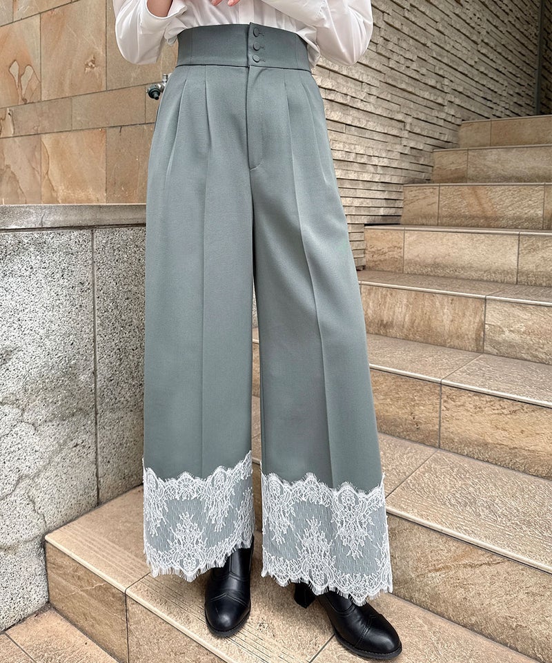 green / 165cm / レース部分を外した状態