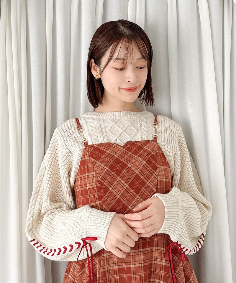ivory / 165cm / キャミワンピース着用
