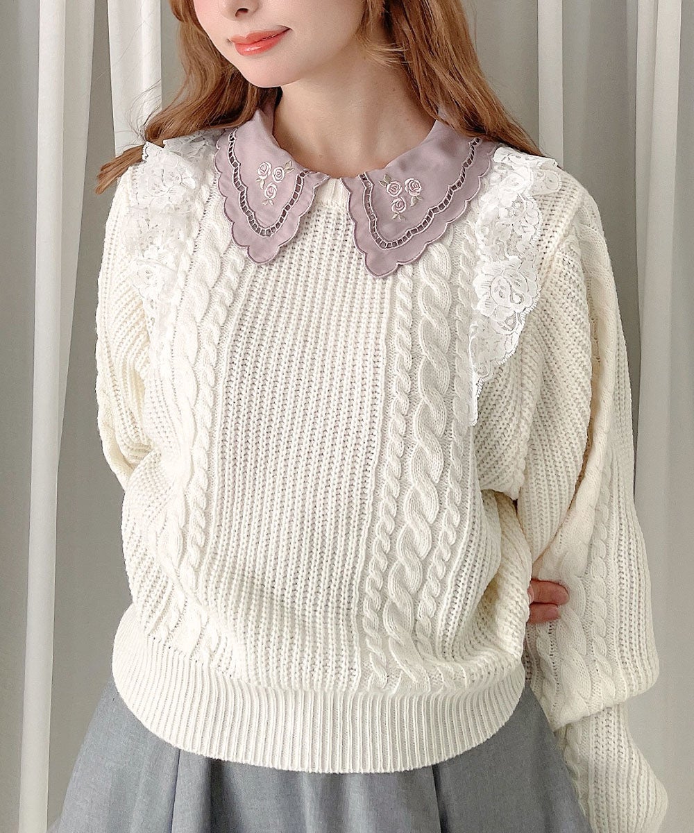 ivory / 152cm / ブラウスとのレイヤード