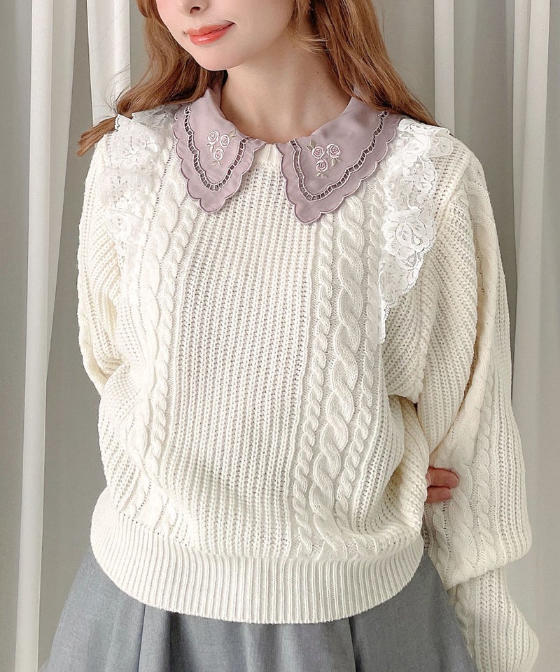 ivory / 152cm / ブラウスとのレイヤード