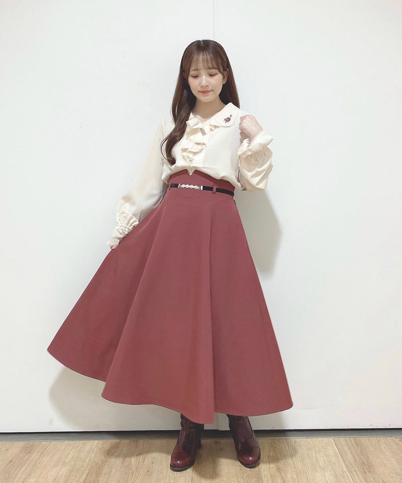 wine red / 150cm / 着用サイズ：2