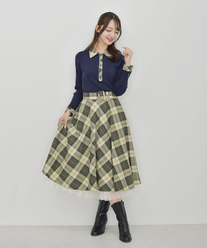 green×beige / 168cm