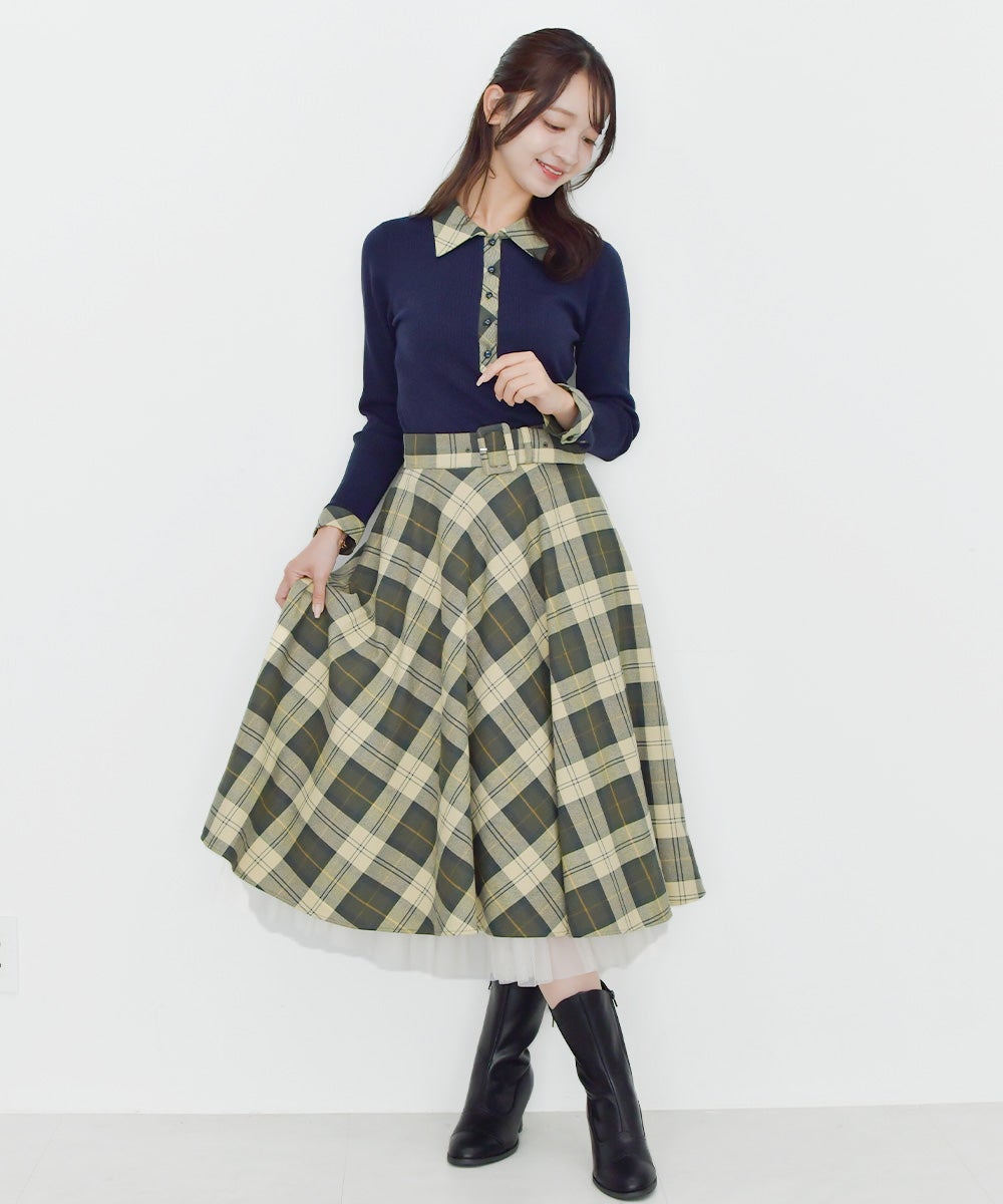 green×beige / 168cm