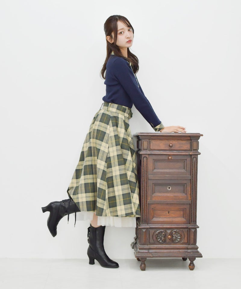 green×beige / 168cm