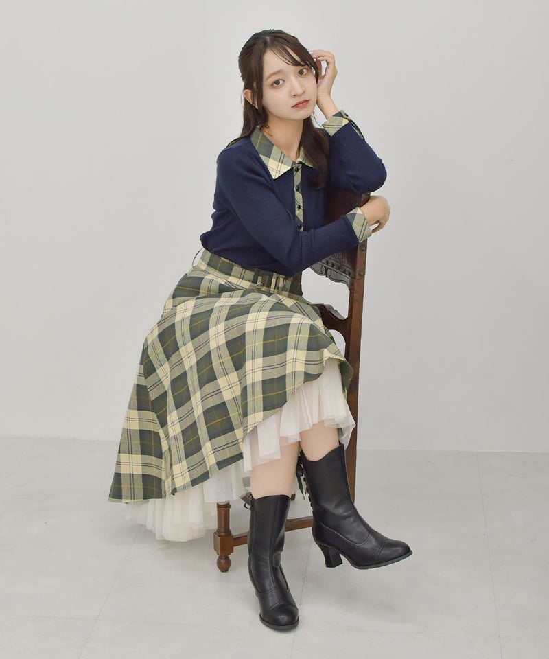green×beige / 168cm