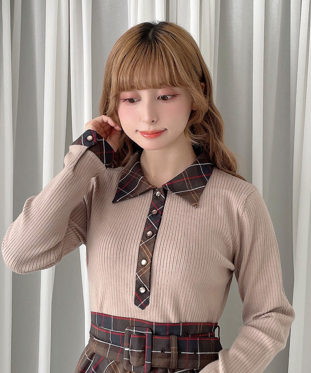 beige×brown / 152cm