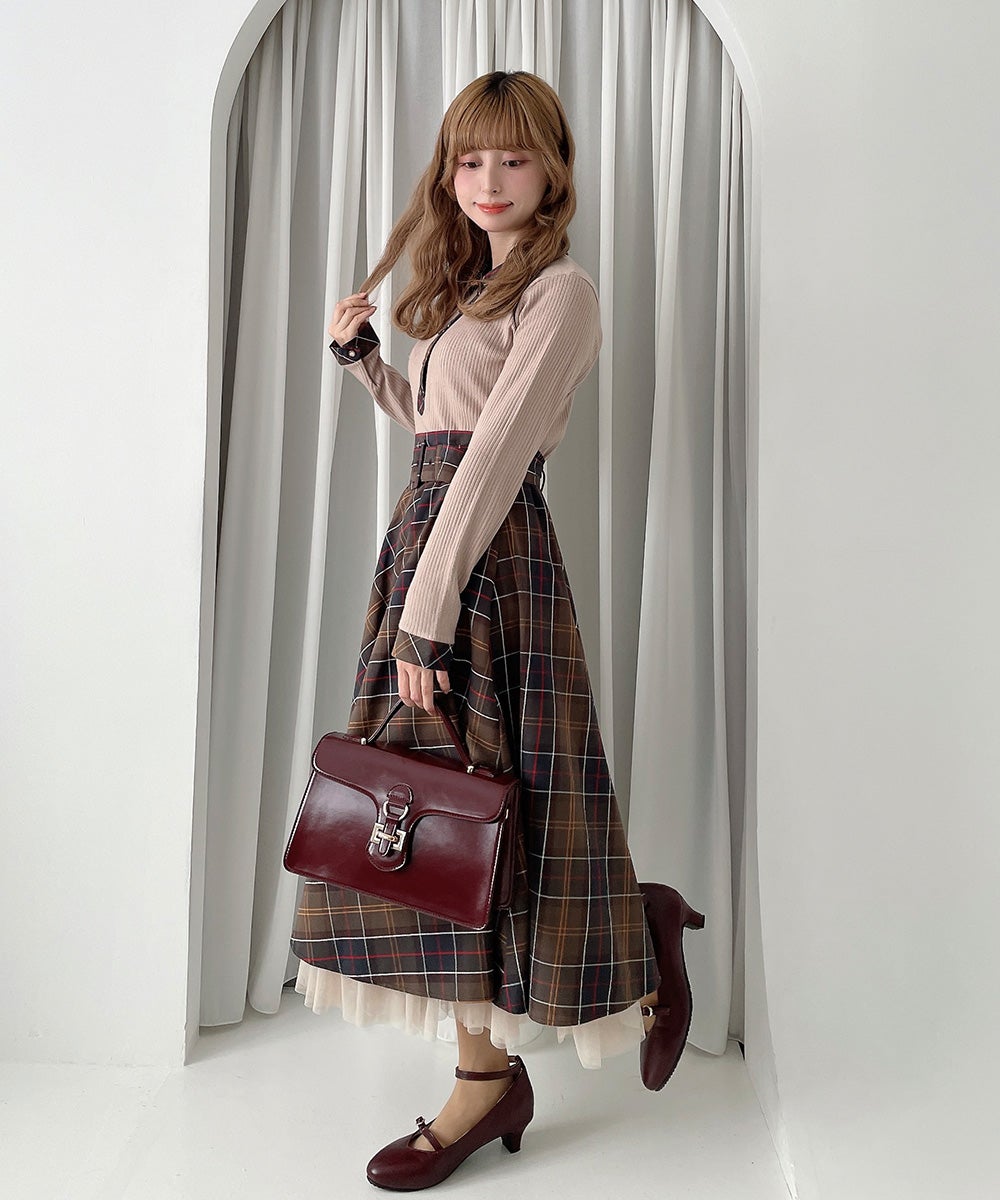 beige×brown / 152cm