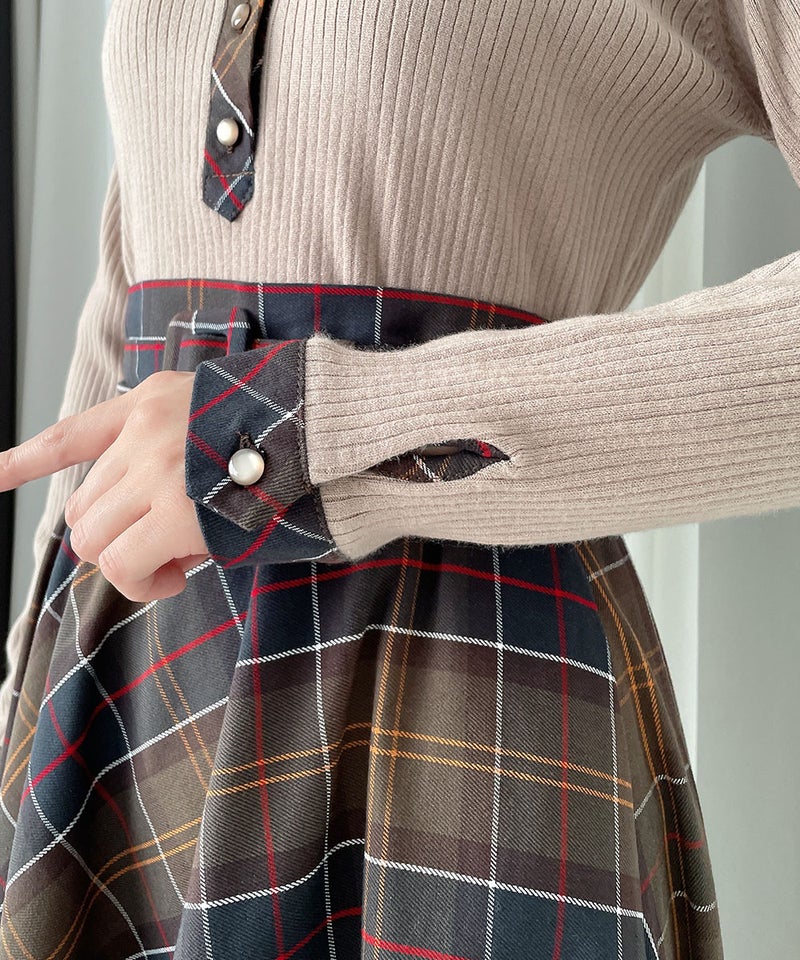 beige×brown / 152cm