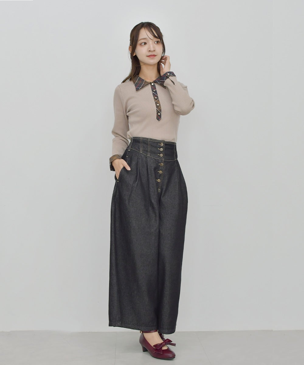 beige×brown / 168cm