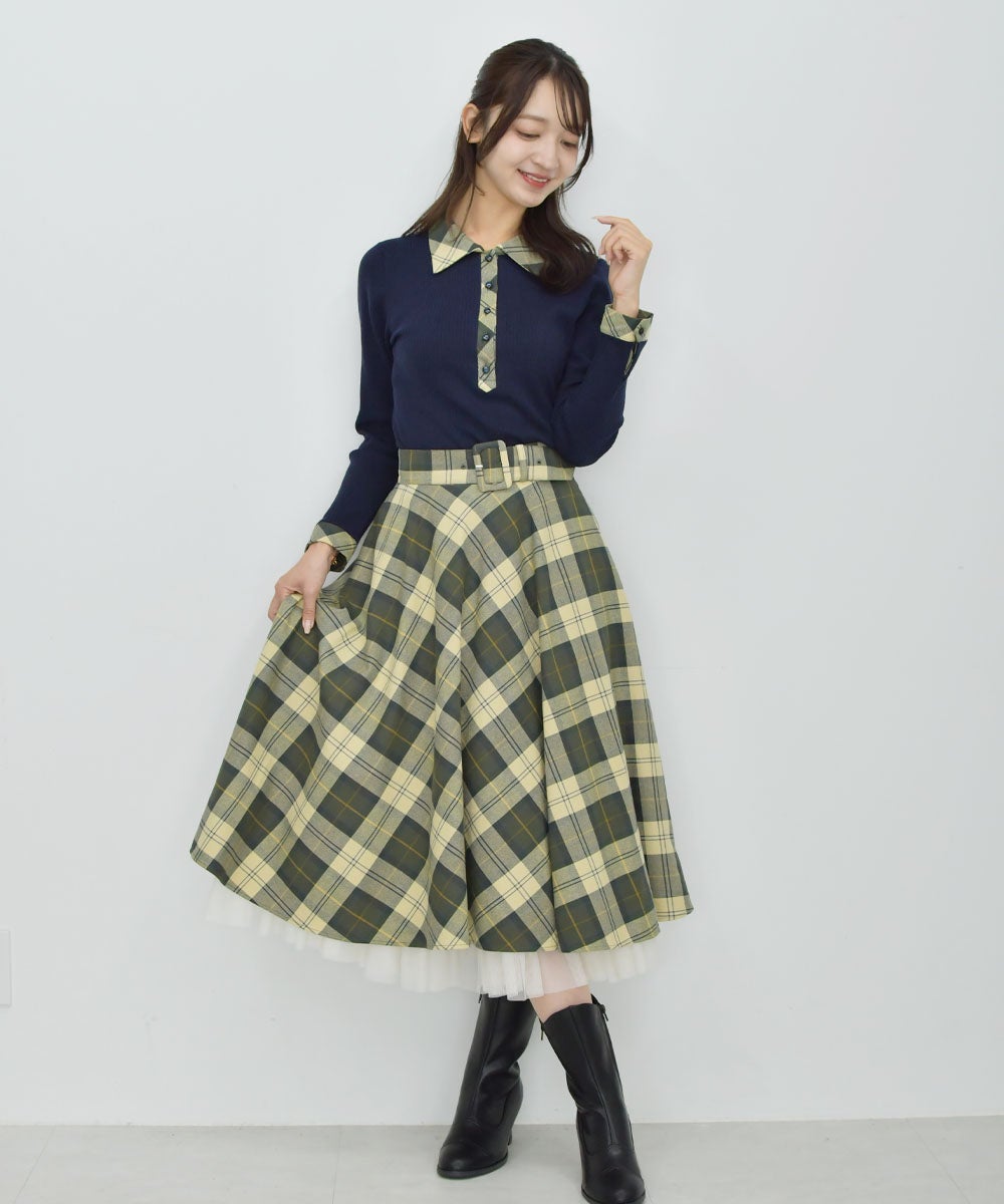 navy×green / 168cm
