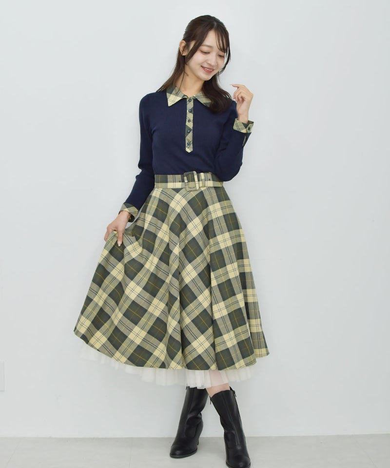 navy×green / 168cm