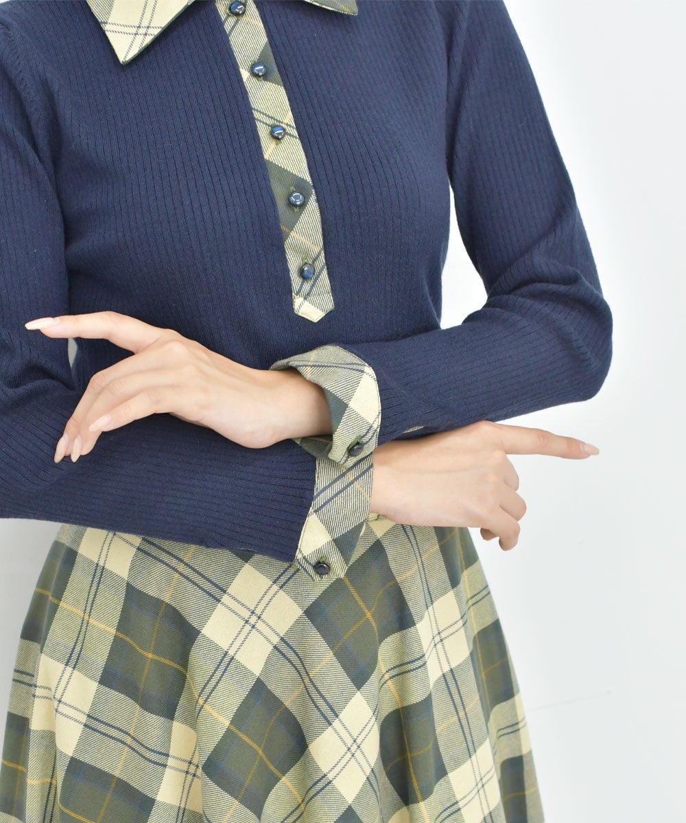 navy×green / 168cm