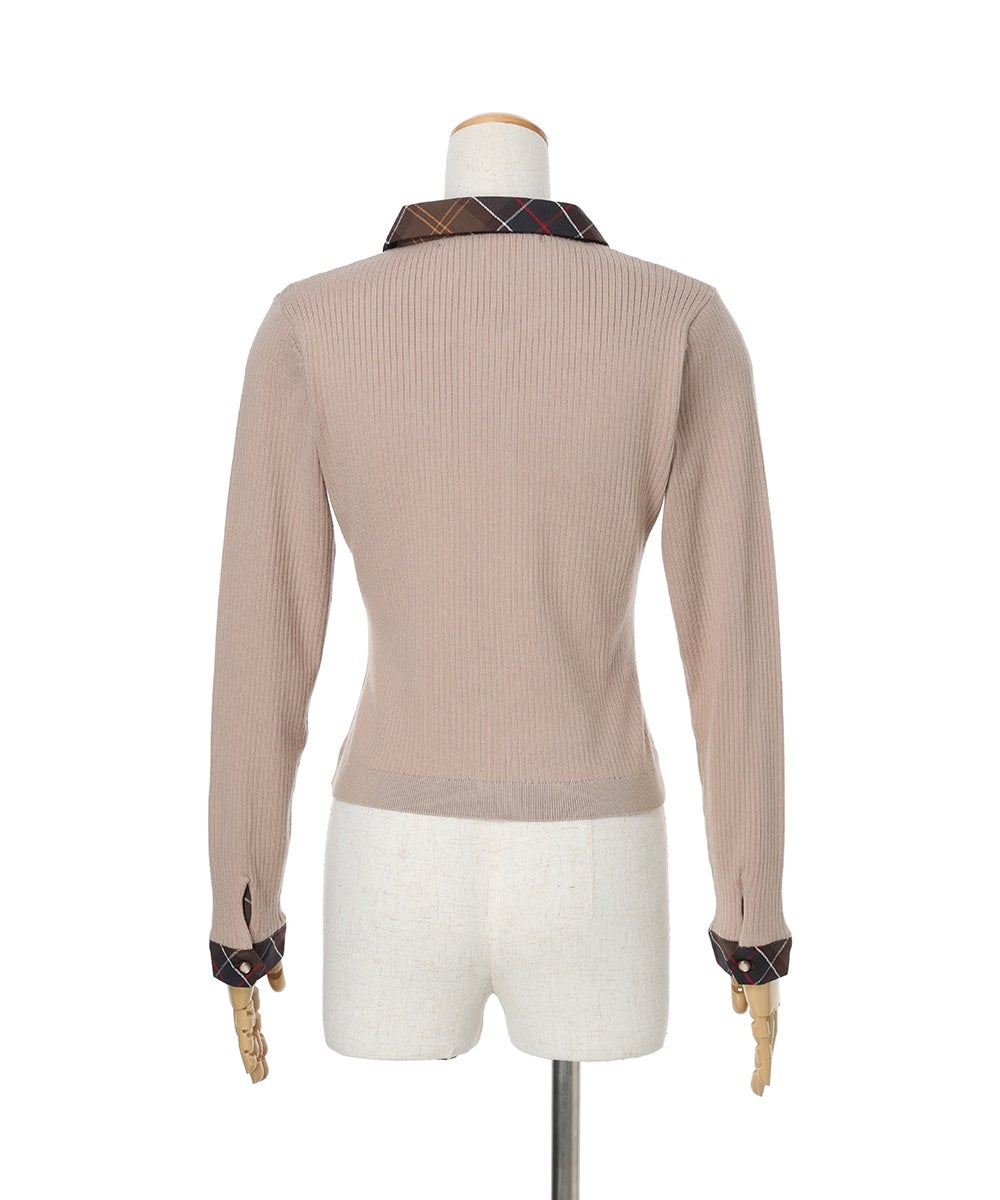 バック (beige×brown)