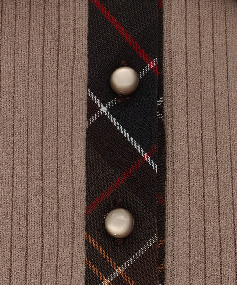 釦 (beige×brown)