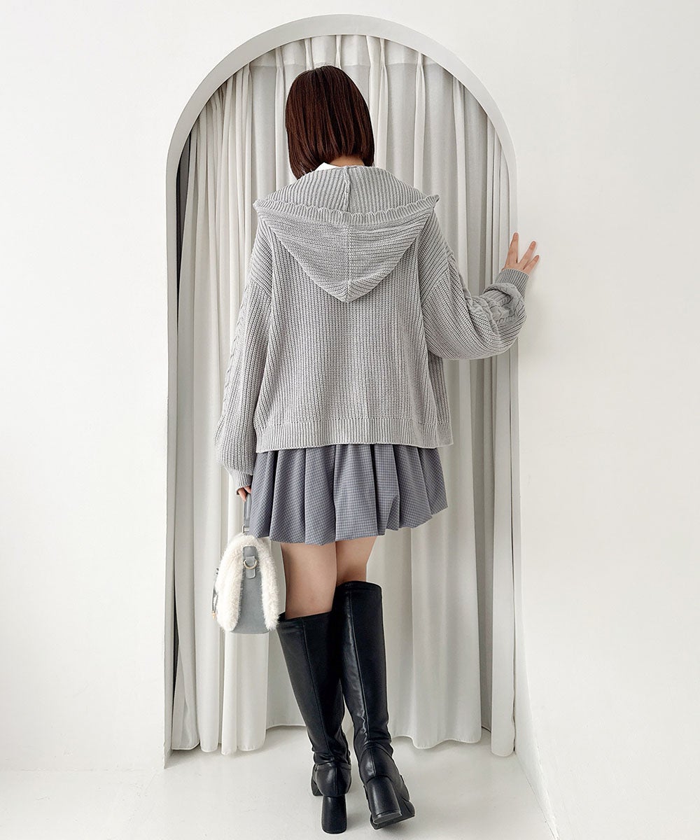 blue gray　/ 165cm / リボンを外した状態