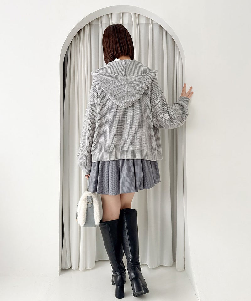 blue gray　/ 165cm / リボンを外した状態