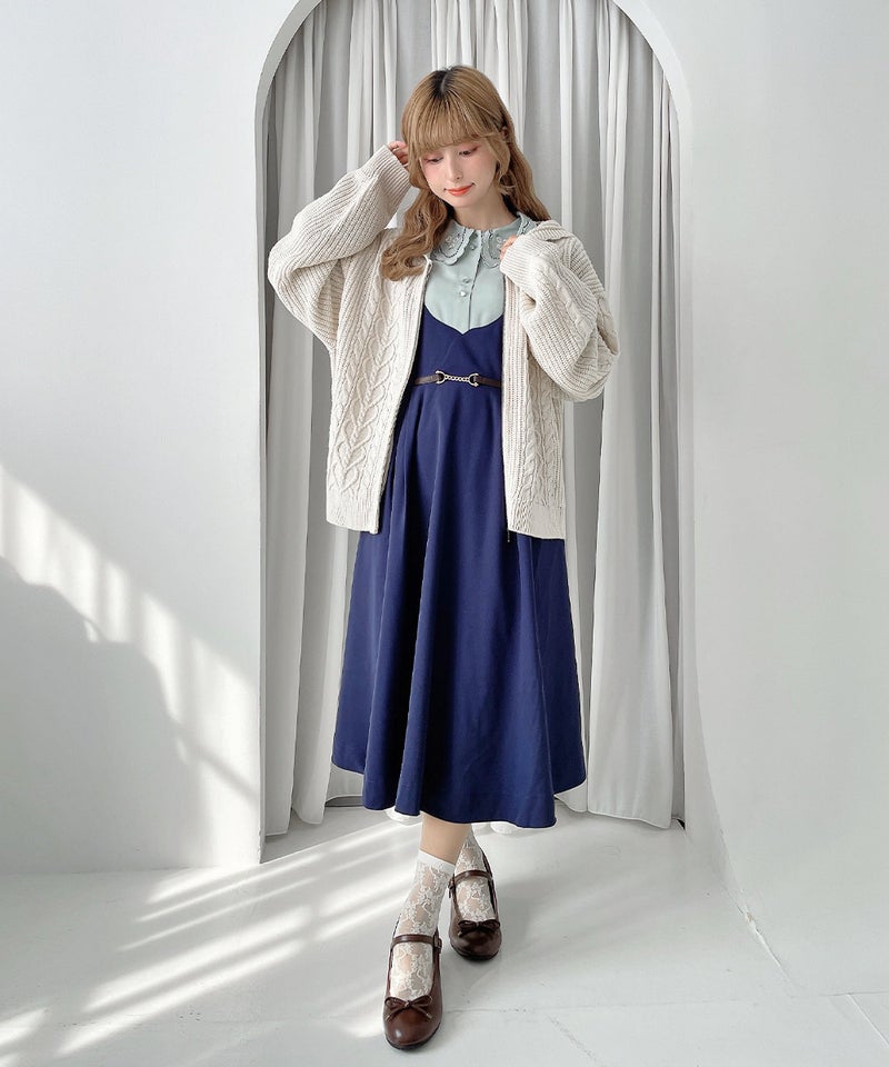 ivory / 152cm / リボンを外した状態