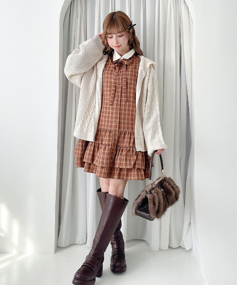 beige×red / 152cm