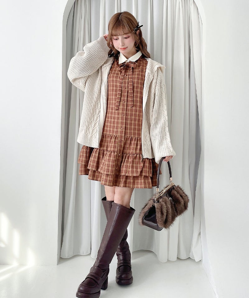 beige×red / 152cm