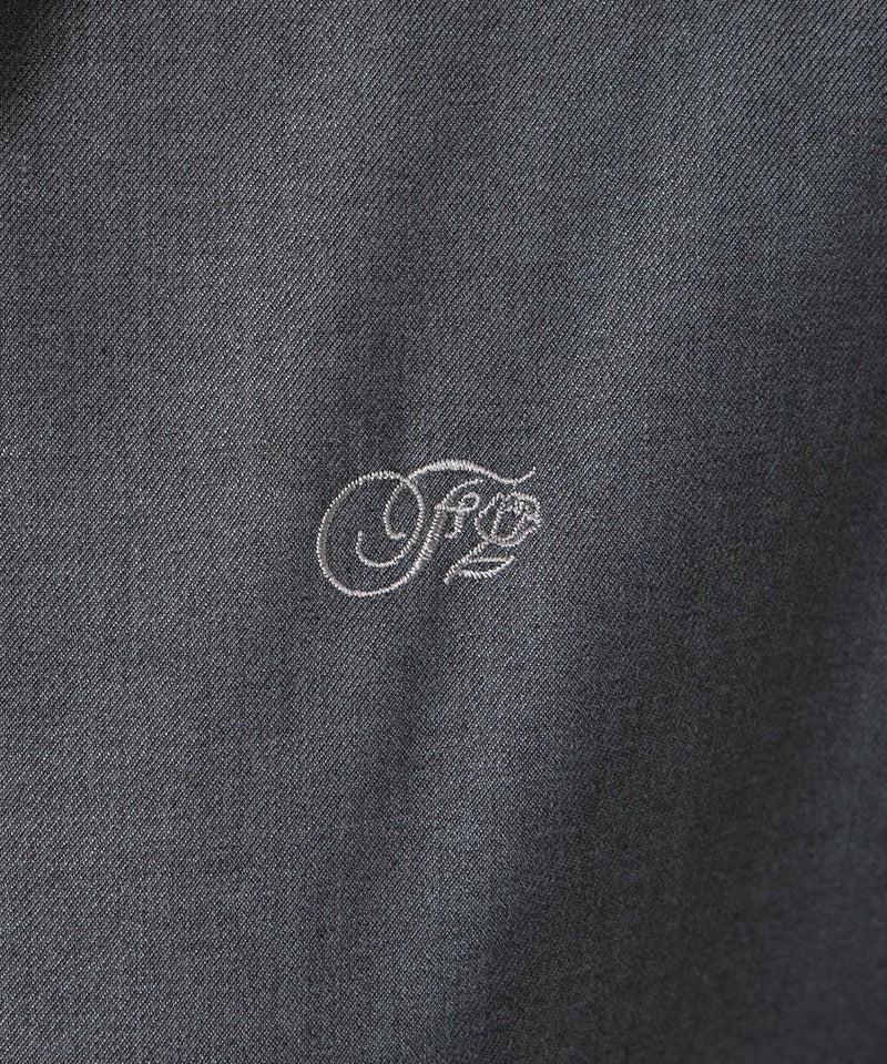 ロゴ刺繡 (gray)