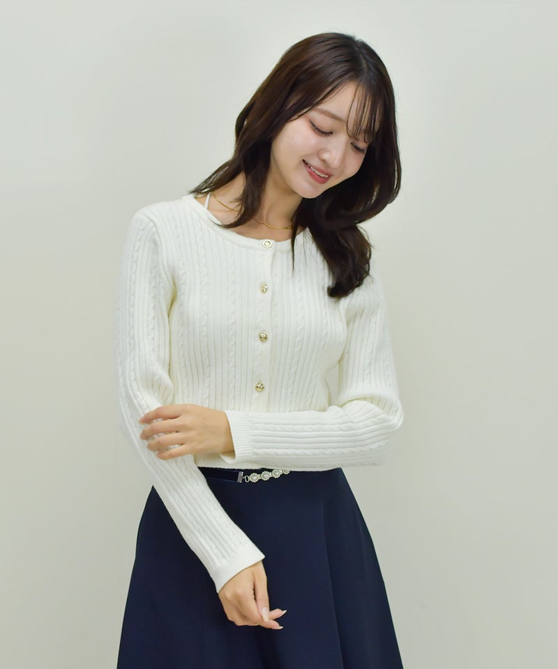 ivory / 168cm / ファーを外した状態