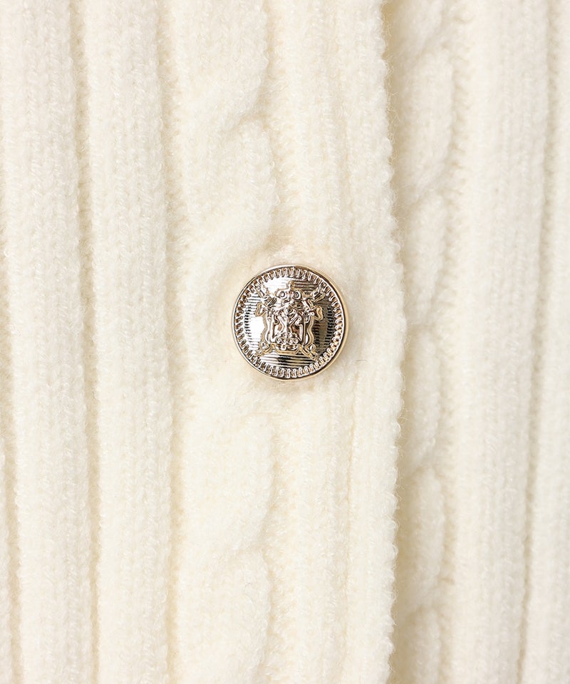 フロント釦 (ivory)